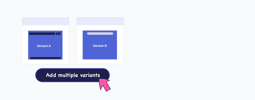 Add multiple variants to experiment